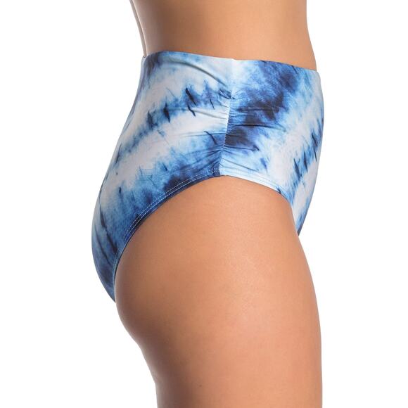 Splendid High Tide High Waist Bikini Bottoms Navy XS New - Picture 6 of 6